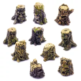 Green Stuff World Small Haunted Tree Stumps