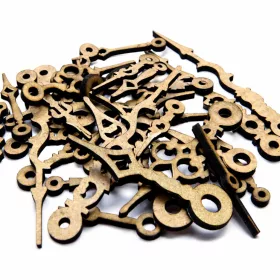   Green Stuff World MDF Steampunk Clockhands – steampunk MDF óramutató dekorációs elemek