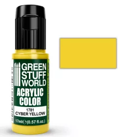 Green Stuff World Acrylic Color CYBER YELLOW akrilfesték