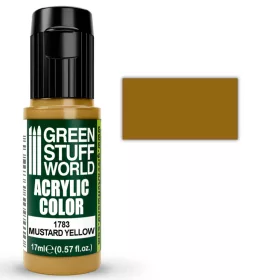 Green Stuff World Acrylic Color MUSTARD YELLOW akrilfesték