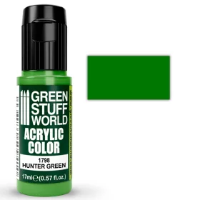 Green Stuff World Acrylic Color HUNTER GREEN akrilfesték