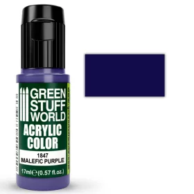 Green Stuff World Acrylic Color MALEFIC PURPLE akrilfesték