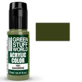 Green Stuff World Acrylic Color GANGRENE akrilfesték