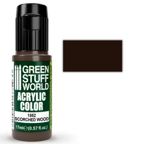 Green Stuff World Acrylic Color SCORCHED WOOD akrilfesték