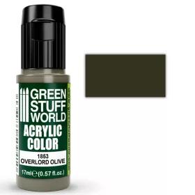 Green Stuff World Acrylic Color OVERLORD OLIVE akrilfesték