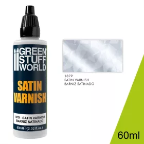   Green Stuff World Satin Varnish 60ml – szatén akril lakk makettekhez és figurákhoz