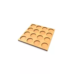   Green Stuff World MDF Movement Trays 25mm 4x4 -  Skirmish Lines