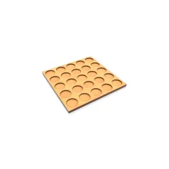   Green Stuff World MDF Movement Trays 25mm 5x5 - Skirmish Lines