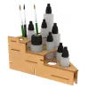 Green Stuff World Modular Paint Rack – WEDGE – MDF moduláris ék alakú festéktartó állvány