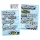 Green Stuff World Waterslide Decals - Train and Graffiti Mix - Silver and Gold
