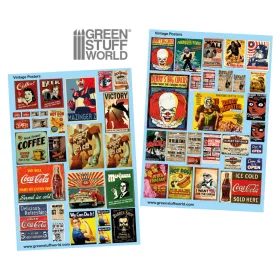 Green Stuff World Waterslide Decals - Vintage Posters