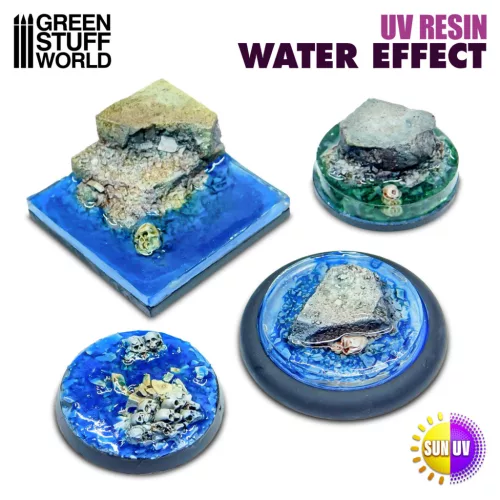 Green Stuff World UV Resin 17ml Water Effect – víztiszta UV gyanta vízeffekt készítéséhez