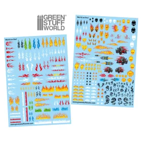 Green Stuff World Waterslide Decals - World on Fire