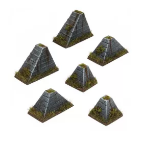 Green Stuff World Dragon Teeth Traps for Tanks 1:48-1:35
