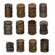 Green Stuff World Metal Barrels 1:48