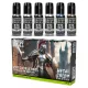 Green Stuff World Metallic Paints Set - Silver – 6×17ml ezüst és sötét metál akrilfesték készlet