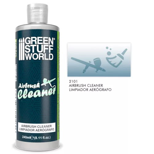 Green Stuff World Airbrush Cleaner 240ml – airbrush tisztító folyadék akrilfesték-maradványok eltávolításához
