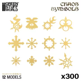 Green Stuff World Chaos Symbols and Runes