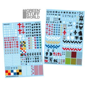 Green Stuff World Waterslide Decals - Heraldry