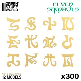 Green Stuff World Elven Runes and Symbols