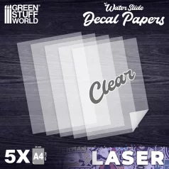 Green Stuff World Waterslide Decals - Laser Transparent