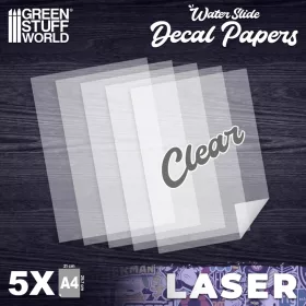 Green Stuff World Waterslide Decals - Laser Transparent