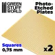 Green Stuff World Photo-etched Plates - Medium Squares
