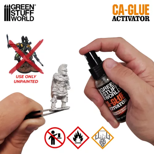 Green Stuff World CA Glue Activator 30ml – pillanatragasztó gyorsító aktivátor