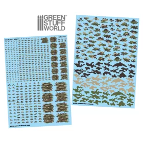 Green Stuff World Waterslide Decals - Classic Forest Camo