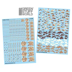 Green Stuff World Waterslide Decals - Classic Desert Camo