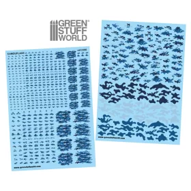 Green Stuff World Waterslide Decals - Classic Tundra Camo