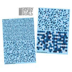 Green Stuff World Waterslide Decals - Hex Tundra Camo