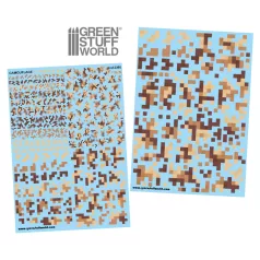 Green Stuff World Waterslide Decals - Digital Desert Camo