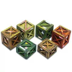 Green Stuff World Classic Wood Crates 1:48-1:35