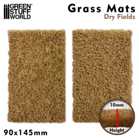 Green Stuff World Grass Mat Cutouts - Dry Fields