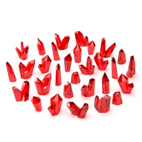Green Stuff World RED Resin Crystals - Medium
