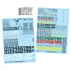 Green Stuff World Waterslide Decals - Only Numbers