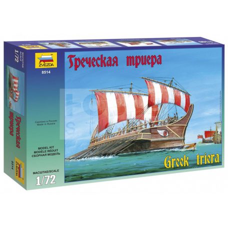 Zvezda Greek Trireme hajó makett 1:72 (8514Z)