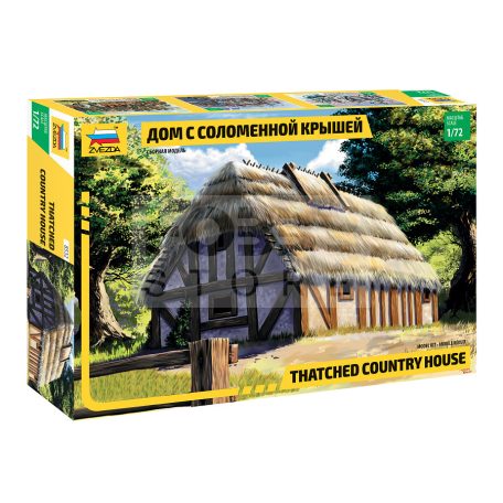 Zvezda Thatched Country House makett 1:72 (8532Z)