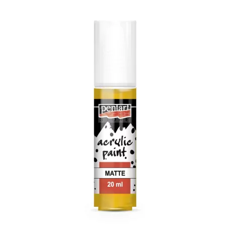 Pentart Matt napsárga színű akrilfesték - hobbi festék  20 ml 86
