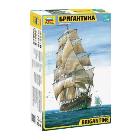 Zvezda English Brigantine makett 1:100 (9011Z)