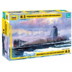   Zvezda K-3"November Class" Nuclear Sm makett 1:350 (9035Z)