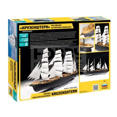 Zvezda Krusenstern Sailingship makett 1:200 (9045Z)