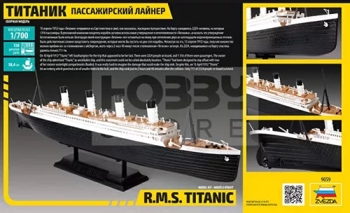 Zvezda Titanic makett 1:700 (9059Z)