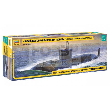Zvezda Nuclear Submarine Yuri Dolgorukij makett 1:350 (9061Z)