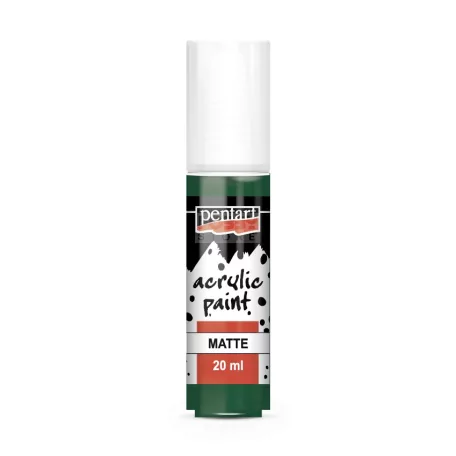 Pentart Matt fenyőzöld színű akrilfesték - hobbi festék 20 ml 91