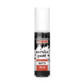 Pentart matt akrilfesték - fekete 20 ml
