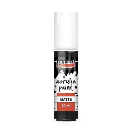 Pentart Matt fekete színű akrilfesték - hobbi festék 20 ml 92
