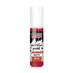   Pentart Matt kárminpiros színű akrilfesték - hobbi festék 20 ml 94