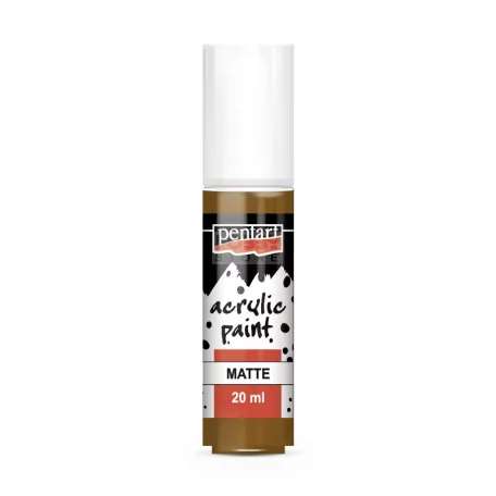 Pentart Matt világosbarna színű akrilfesték - hobbi festék 20 ml 95